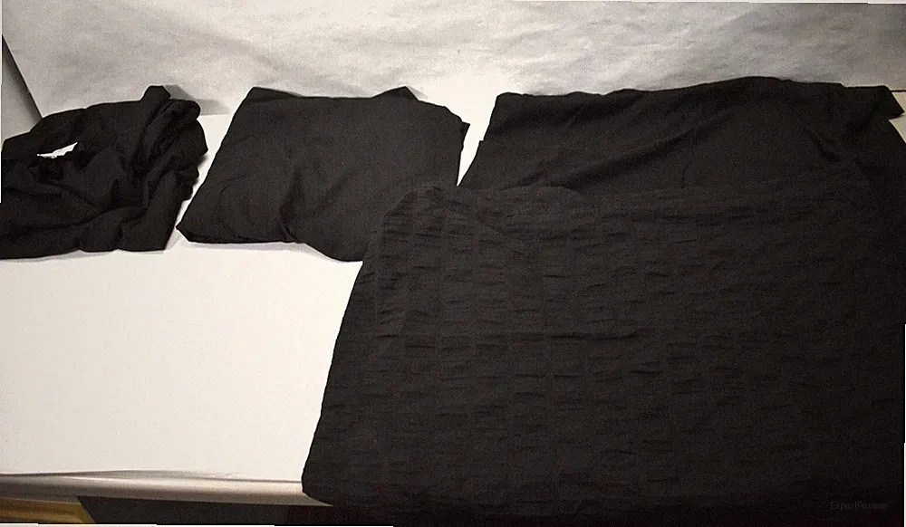 Love's Cabin Twin Size 4 Piece Sheet Set Bedding Black Deep Pocket Soft