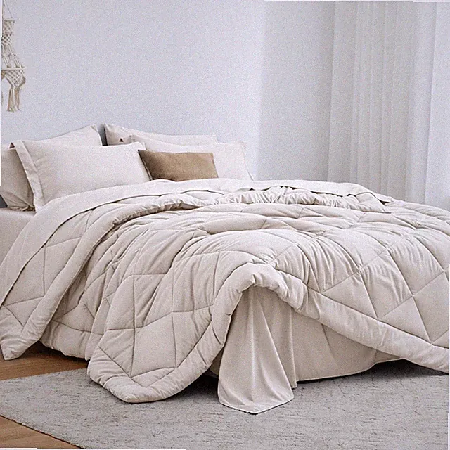 Transform Your Bed in Minutes - Love s Cabin 7 Piece King Comforter Set
